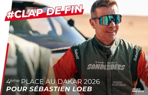 Clap de fin pour le Dakar 2026, Bastia, Corse Pare-Brise